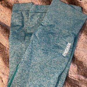 Gymshark Adapt Marl Seamless leggings in Emerald Green